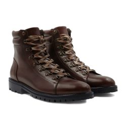 Boots | JULES & JENN Boots Montagne Cuir Marron