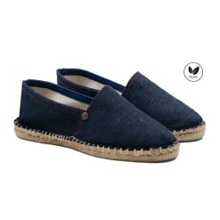 Espadrilles | JULES & JENN Espadrilles Toile Jean En Chanvre Bleu Bleu/Rouge