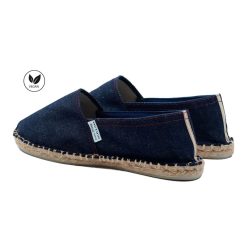 Espadrilles | JULES & JENN Espadrilles Toile Jean En Chanvre Bleu Bleu/Rouge