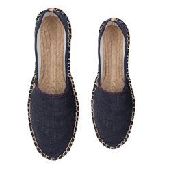 Espadrilles | JULES & JENN Espadrilles Toile Jean En Chanvre Bleu Bleu/Rouge