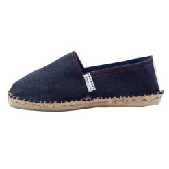 Espadrilles | JULES & JENN Espadrilles Toile Jean En Chanvre Bleu Bleu/Rouge