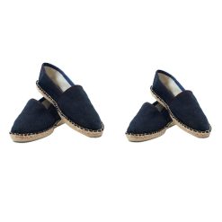 Espadrilles | JULES & JENN Espadrilles Toile Jean En Chanvre Bleu Bleu/Rouge