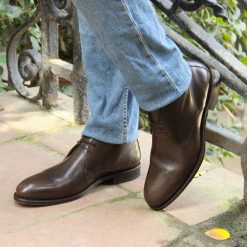 Boots | JULES & JENN Desert Boots Cuir Marron