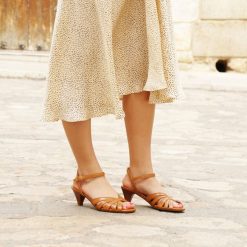 Sandales | JULES & JENN Sandales Moyen Talon Brides Camel