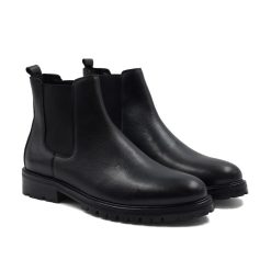 Boots | JULES & JENN Chelsea Boots Crantees Cuir Noir