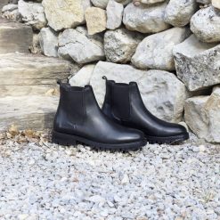 Boots | JULES & JENN Chelsea Boots Crantees Cuir Noir