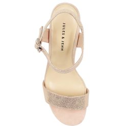 Sandales | JULES & JENN Sandales A Talon Cuir Champagne