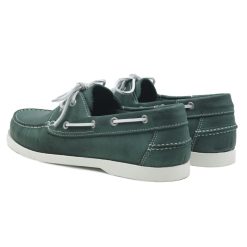 Chaussures Bateau | JULES & JENN Chaussures Bateau Cuir Vert