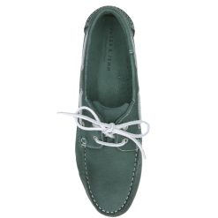 Chaussures Bateau | JULES & JENN Chaussures Bateau Cuir Vert