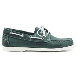 Chaussures Bateau | JULES & JENN Chaussures Bateau Cuir Vert