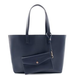 Sacs A Main | JULES & JENN Sac Cabas Cuir Bleu