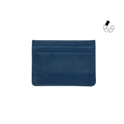 Petite Maroquinerie | JULES & JENN Porte-Cartes Cuir Upcycle Bleu Bleu Marine