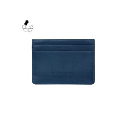 Petite Maroquinerie | JULES & JENN Porte-Cartes Cuir Upcycle Bleu Bleu Marine