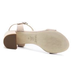 Sandales | JULES & JENN Sandales Moyen Talon Daim Beige