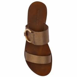 Sandales | JULES & JENN Sandales Boucle Cuir Metallise Bronze