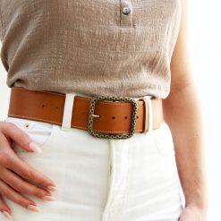 Ceintures | JULES & JENN Ceinture Bijou Cuir Camel