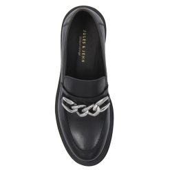 Mocassins & Derbies | JULES & JENN Mocassins Crantes Cuir Noir