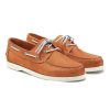 Chaussures Bateau | JULES & JENN Chaussures Bateau Cuir Orange Orange Brique