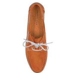 Chaussures Bateau | JULES & JENN Chaussures Bateau Cuir Orange Orange Brique