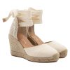 Sandales | JULES & JENN Espadrilles Compensees Recyclees Beige