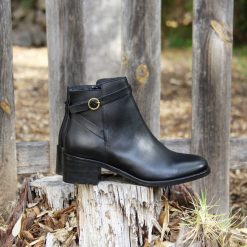 Bottines & Bottes | JULES & JENN Bottines Cavalieres Cuir Noir