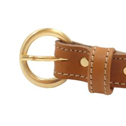 Ceintures | JULES & JENN Ceinture Boucle D'Or Cuir Camel