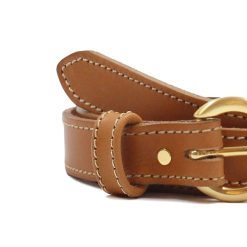 Ceintures | JULES & JENN Ceinture Boucle D'Or Cuir Camel