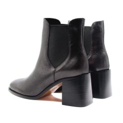 Bottines & Bottes | JULES & JENN Bottines Chelsea Talon Cuir Irise Noir