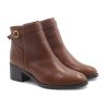 Bottines & Bottes | JULES & JENN Bottines Cavalieres Cuir Camel