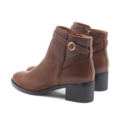 Bottines & Bottes | JULES & JENN Bottines Cavalieres Cuir Camel