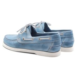 Chaussures Bateau | JULES & JENN Chaussures Bateau Cuir Bleu Clair