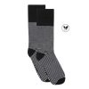 Chaussettes | JULES & JENN Chaussettes Rayees Coton Noir Blanc Noir/Blanc