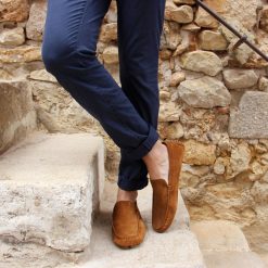 Mocassins | JULES & JENN Mocassins Cuir Daim Cognac