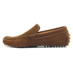 Mocassins | JULES & JENN Mocassins Cuir Daim Cognac