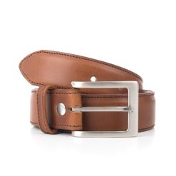 Ceintures | JULES & JENN Ceinture Classique Cuir Cognac