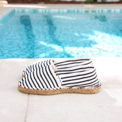 Espadrilles | JULES & JENN Espadrilles Toile Coton Noir Dore Noir/Dore