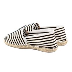 Espadrilles | JULES & JENN Espadrilles Toile Coton Noir Dore Noir/Dore