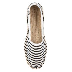 Espadrilles | JULES & JENN Espadrilles Toile Coton Noir Dore Noir/Dore