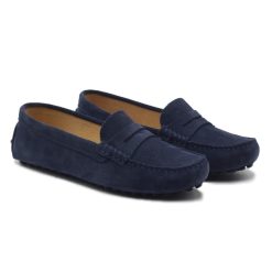 Mocassins & Derbies | JULES & JENN Mocassins Cuir Daim Bleu