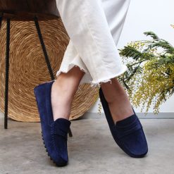 Mocassins & Derbies | JULES & JENN Mocassins Cuir Daim Bleu