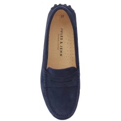 Mocassins & Derbies | JULES & JENN Mocassins Cuir Daim Bleu