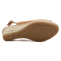 Sandales | JULES & JENN Espadrilles Slingback Recyclees Camel