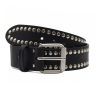 Ceintures | JULES & JENN Ceinture Cloutee Cuir Noir