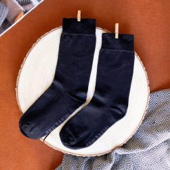 Chaussettes | JULES & JENN Chaussettes Fil D'Ecosse Noir