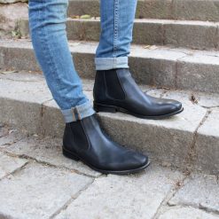 Boots | JULES & JENN Chelsea Boots Cuir Noir