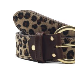 Ceintures | JULES & JENN Ceinture Boheme Cuir Leopard