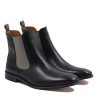 Boots | JULES & JENN Chelsea Boots Cuir Noir Gris Noir/Gris