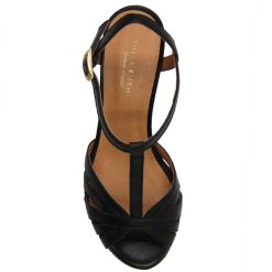 Sandales | JULES & JENN Sandales Talon Brides Cuir Noir