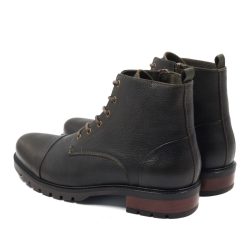 Boots | JULES & JENN Ranger Boots Cuir Graine Kaki