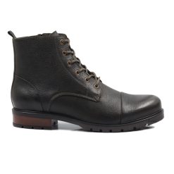 Boots | JULES & JENN Ranger Boots Cuir Graine Kaki